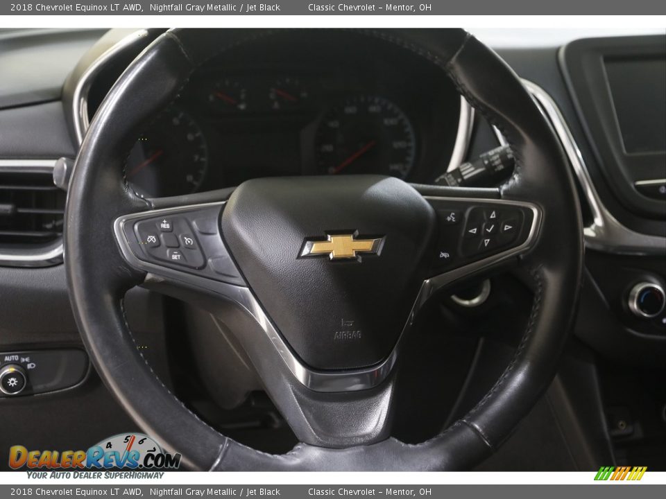 2018 Chevrolet Equinox LT AWD Nightfall Gray Metallic / Jet Black Photo #7