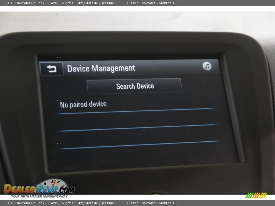 2018 Chevrolet Equinox LT AWD Nightfall Gray Metallic / Jet Black Photo #11
