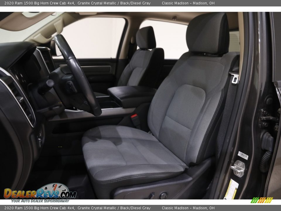 2020 Ram 1500 Big Horn Crew Cab 4x4 Granite Crystal Metallic / Black/Diesel Gray Photo #5
