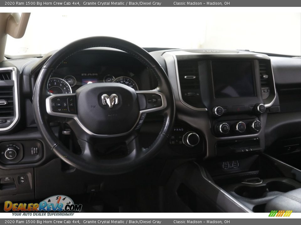 2020 Ram 1500 Big Horn Crew Cab 4x4 Granite Crystal Metallic / Black/Diesel Gray Photo #6
