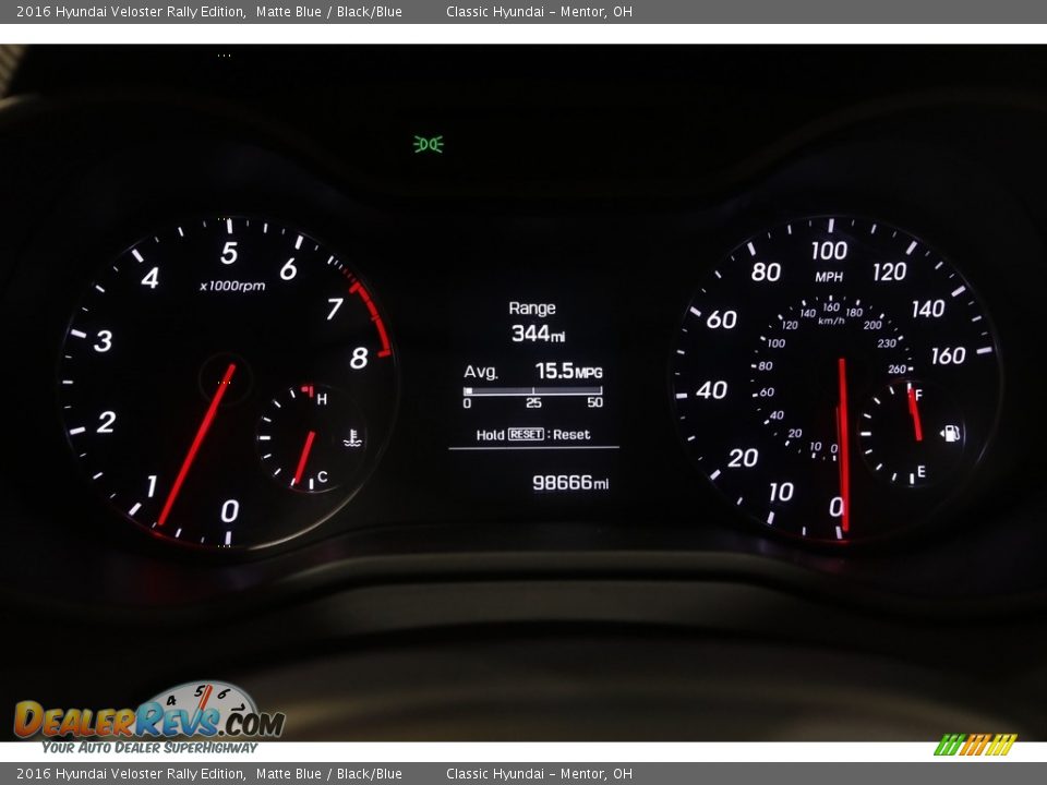 2016 Hyundai Veloster Rally Edition Gauges Photo #8