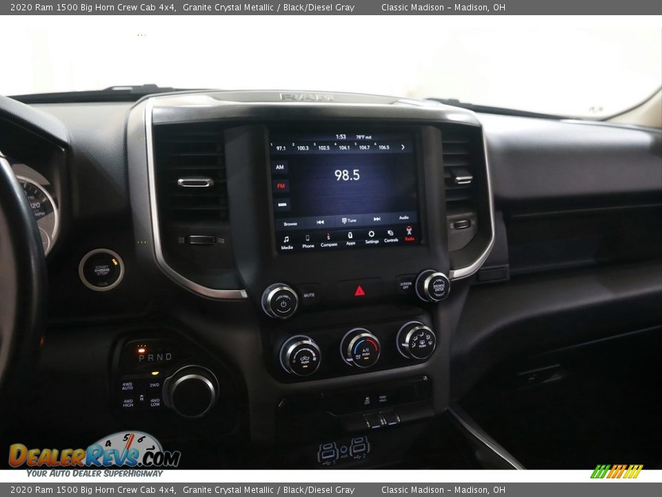 2020 Ram 1500 Big Horn Crew Cab 4x4 Granite Crystal Metallic / Black/Diesel Gray Photo #9