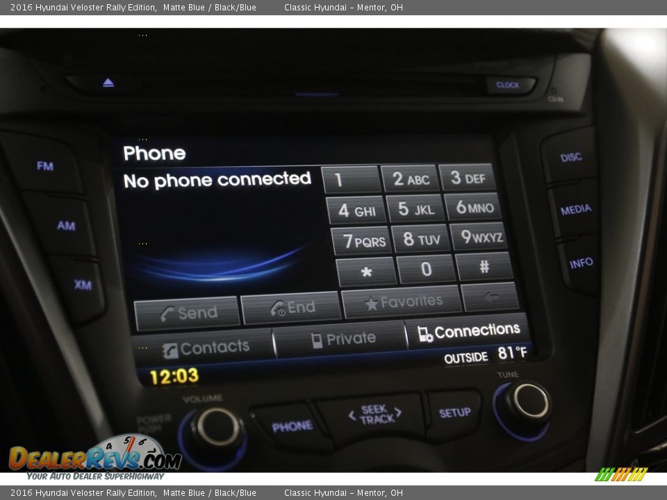 Controls of 2016 Hyundai Veloster Rally Edition Photo #11