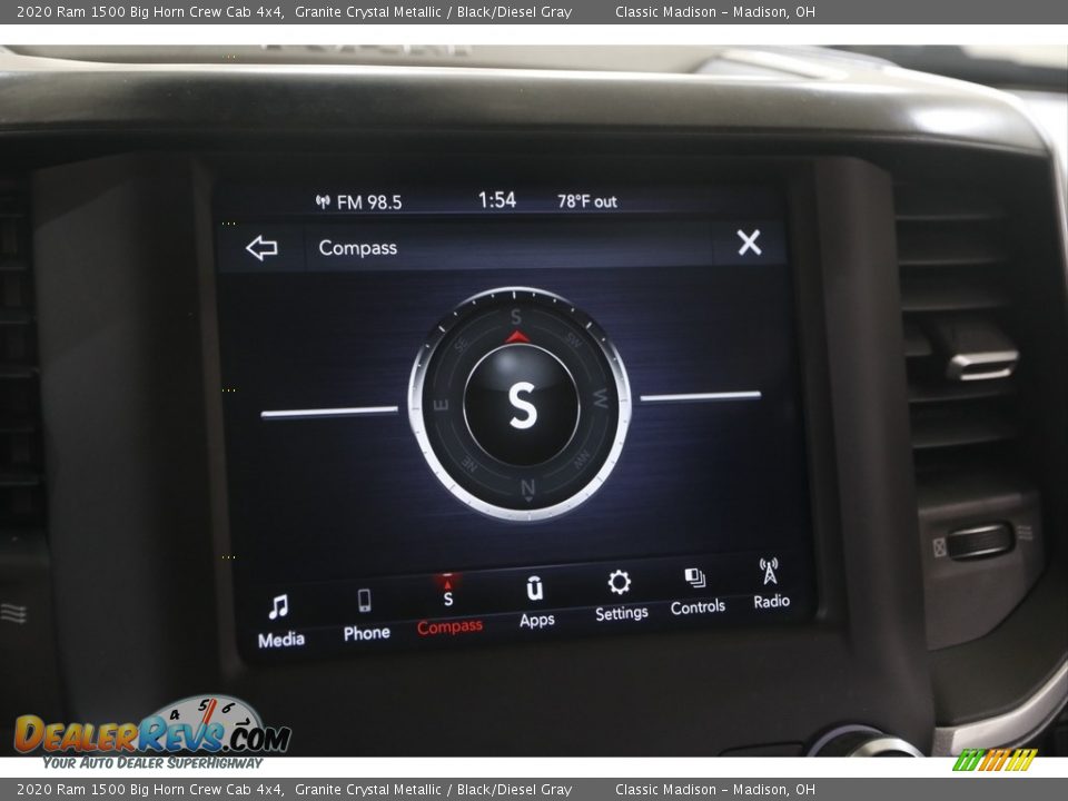 2020 Ram 1500 Big Horn Crew Cab 4x4 Granite Crystal Metallic / Black/Diesel Gray Photo #11