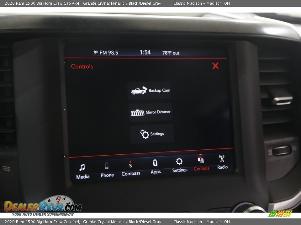 2020 Ram 1500 Big Horn Crew Cab 4x4 Granite Crystal Metallic / Black/Diesel Gray Photo #12