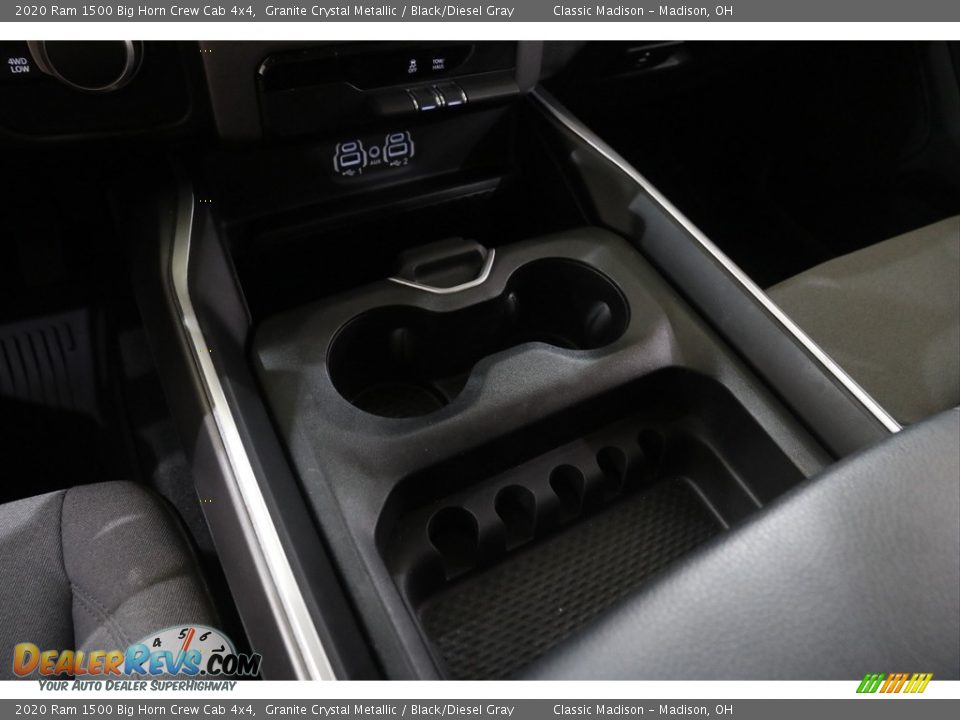 2020 Ram 1500 Big Horn Crew Cab 4x4 Granite Crystal Metallic / Black/Diesel Gray Photo #15