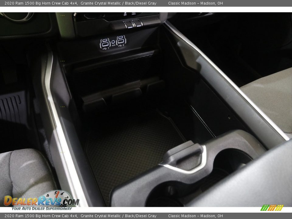 2020 Ram 1500 Big Horn Crew Cab 4x4 Granite Crystal Metallic / Black/Diesel Gray Photo #16