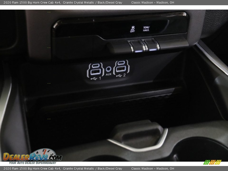 2020 Ram 1500 Big Horn Crew Cab 4x4 Granite Crystal Metallic / Black/Diesel Gray Photo #17