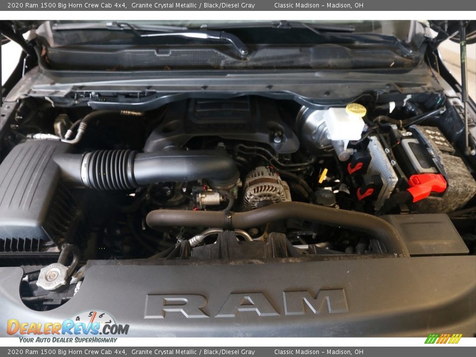 2020 Ram 1500 Big Horn Crew Cab 4x4 Granite Crystal Metallic / Black/Diesel Gray Photo #22