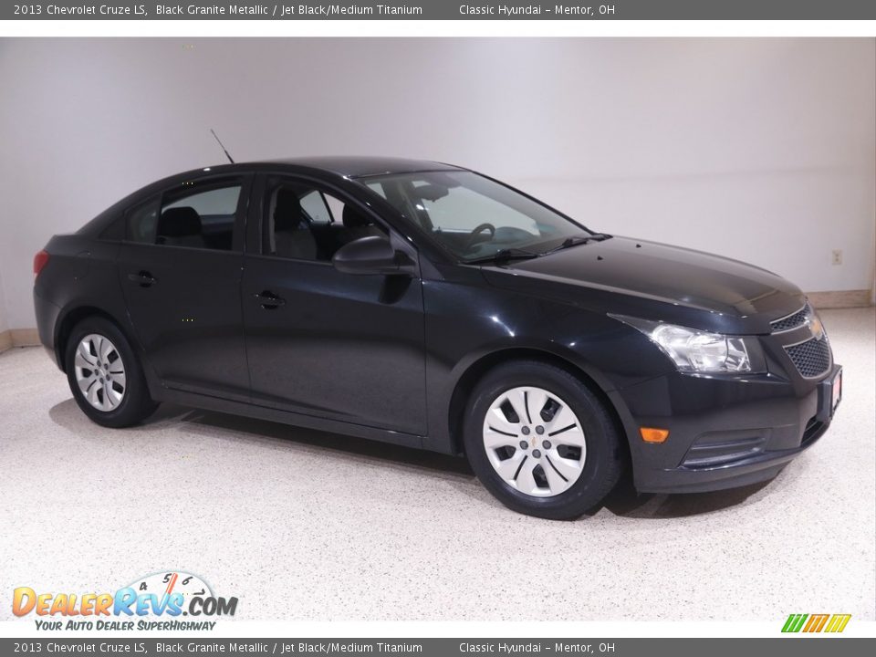 2013 Chevrolet Cruze LS Black Granite Metallic / Jet Black/Medium Titanium Photo #1