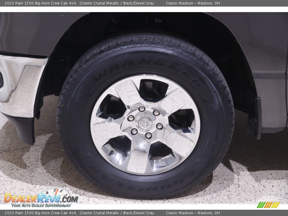 2020 Ram 1500 Big Horn Crew Cab 4x4 Granite Crystal Metallic / Black/Diesel Gray Photo #23