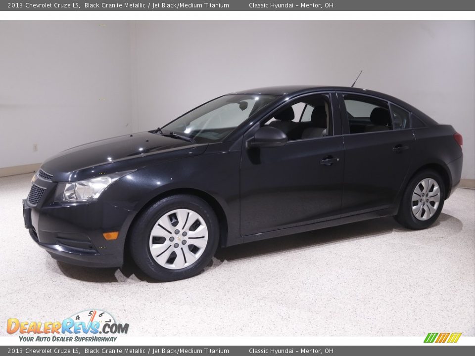 2013 Chevrolet Cruze LS Black Granite Metallic / Jet Black/Medium Titanium Photo #3