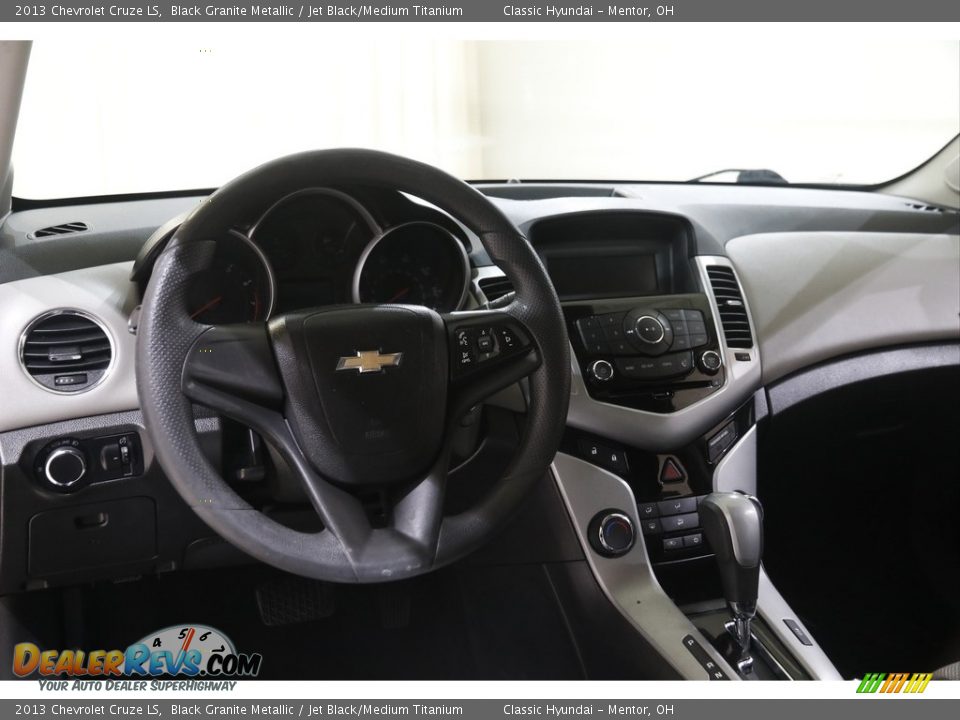 2013 Chevrolet Cruze LS Black Granite Metallic / Jet Black/Medium Titanium Photo #6