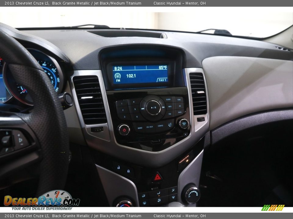 2013 Chevrolet Cruze LS Black Granite Metallic / Jet Black/Medium Titanium Photo #8