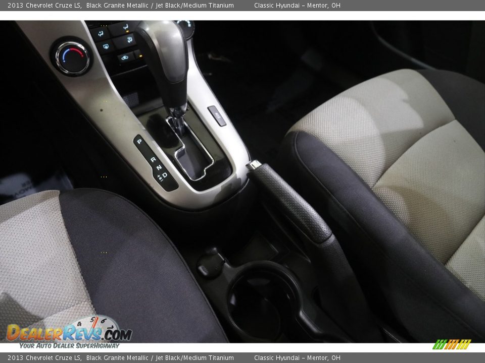 2013 Chevrolet Cruze LS Black Granite Metallic / Jet Black/Medium Titanium Photo #10