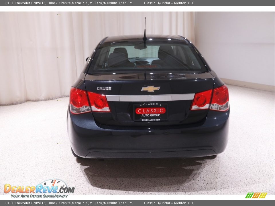 2013 Chevrolet Cruze LS Black Granite Metallic / Jet Black/Medium Titanium Photo #14