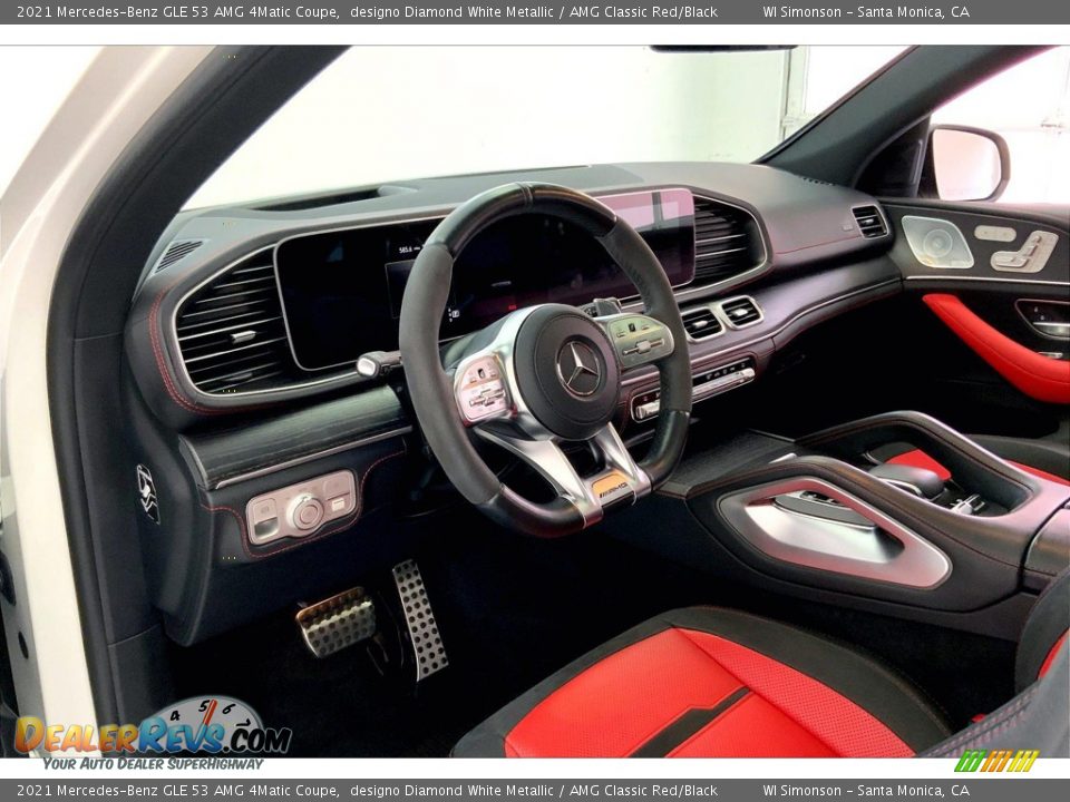 Front Seat of 2021 Mercedes-Benz GLE 53 AMG 4Matic Coupe Photo #14