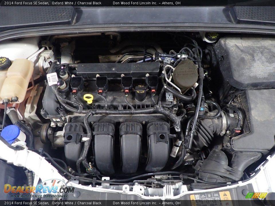 2014 Ford Focus SE Sedan Oxford White / Charcoal Black Photo #7