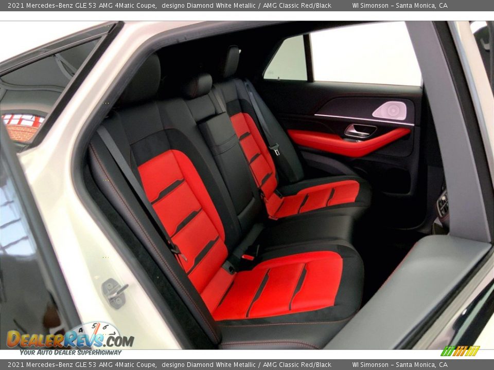 Rear Seat of 2021 Mercedes-Benz GLE 53 AMG 4Matic Coupe Photo #19