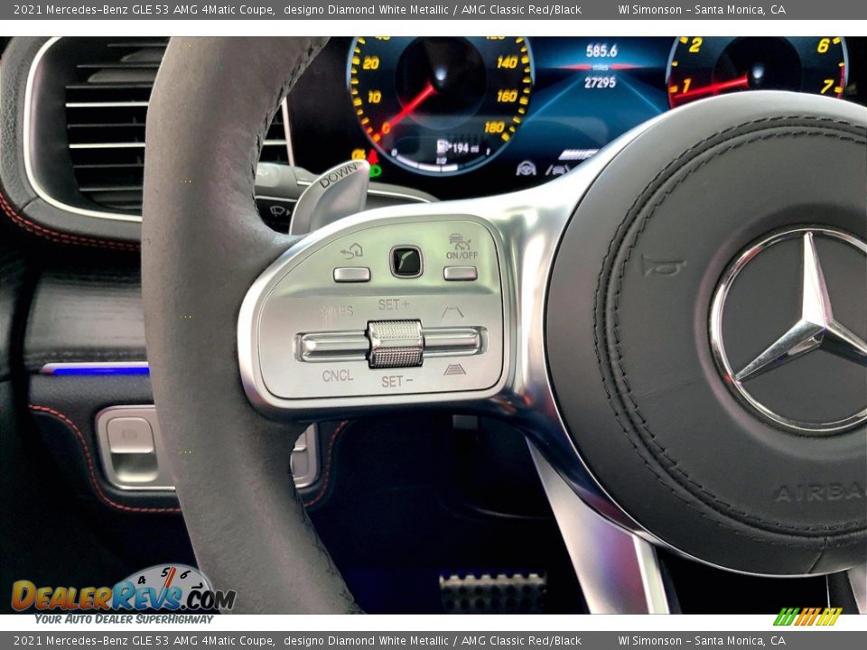 2021 Mercedes-Benz GLE 53 AMG 4Matic Coupe Steering Wheel Photo #21