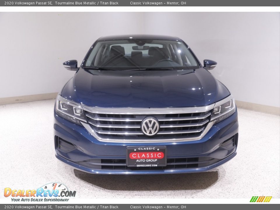 2020 Volkswagen Passat SE Tourmaline Blue Metallic / Titan Black Photo #2