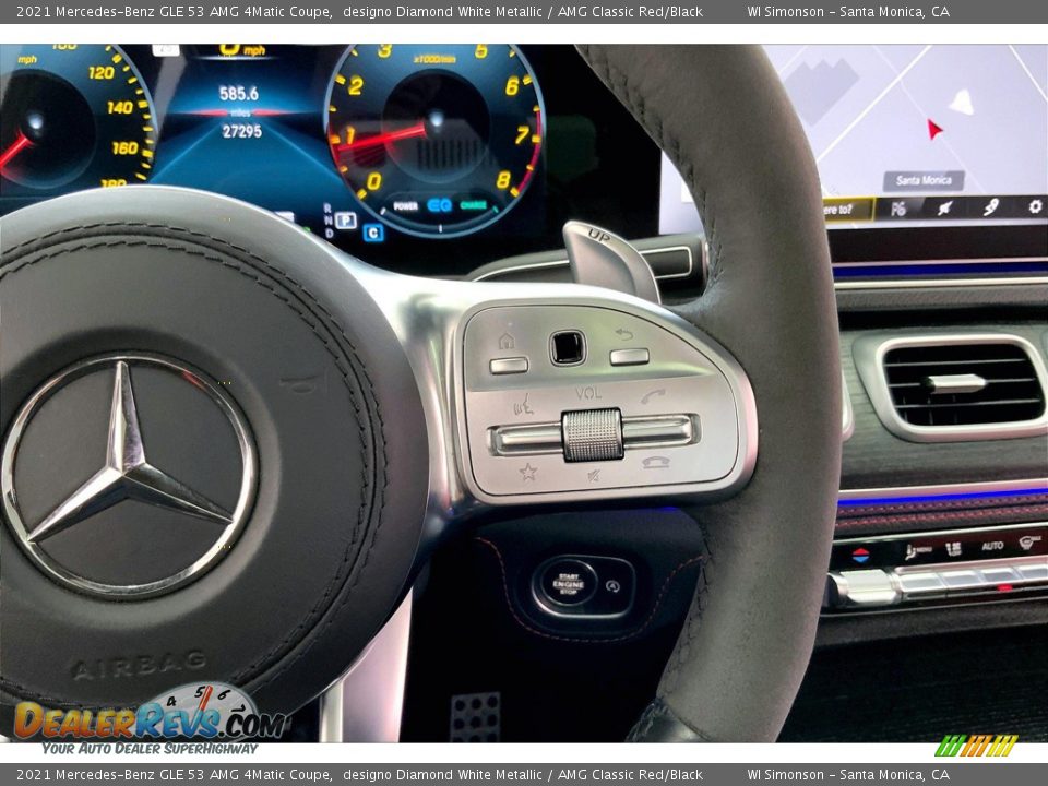 2021 Mercedes-Benz GLE 53 AMG 4Matic Coupe Steering Wheel Photo #22