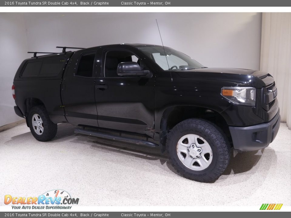 Black 2016 Toyota Tundra SR Double Cab 4x4 Photo #1