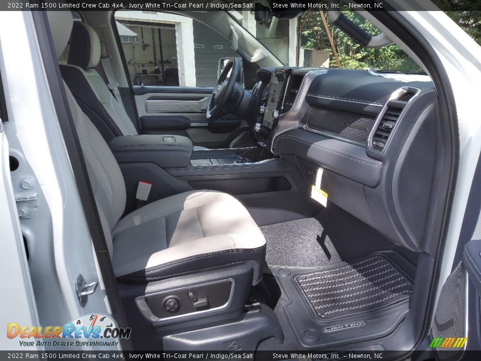 Indigo/Sea Salt Interior - 2022 Ram 1500 Limited Crew Cab 4x4 Photo #22