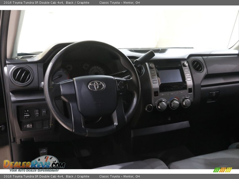 2016 Toyota Tundra SR Double Cab 4x4 Black / Graphite Photo #6