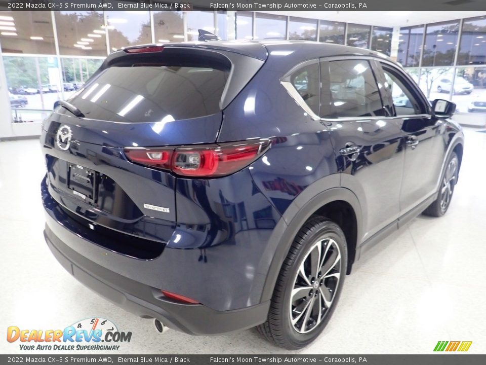 2022 Mazda CX-5 S Premium AWD Eternal Blue Mica / Black Photo #2