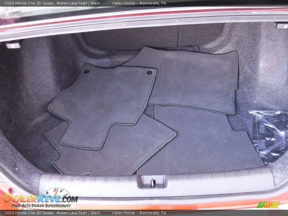 2020 Honda Civic EX Sedan Molten Lava Pearl / Black Photo #26