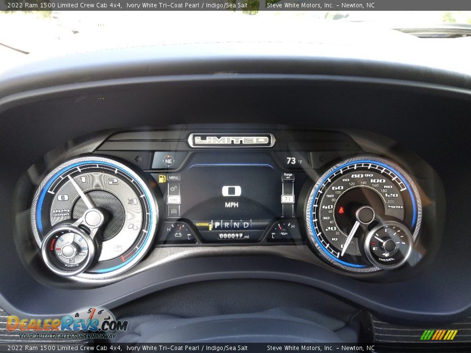 2022 Ram 1500 Limited Crew Cab 4x4 Gauges Photo #26