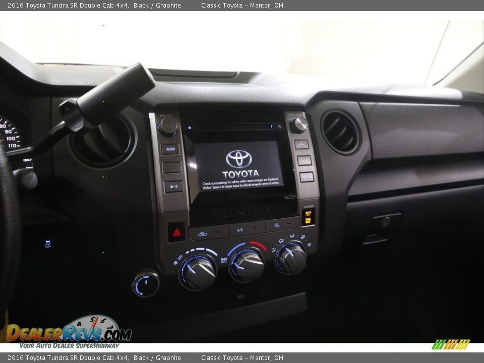 2016 Toyota Tundra SR Double Cab 4x4 Black / Graphite Photo #9