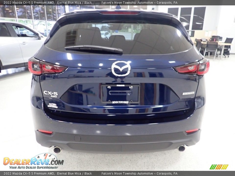 2022 Mazda CX-5 S Premium AWD Eternal Blue Mica / Black Photo #3