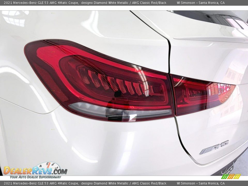 2021 Mercedes-Benz GLE 53 AMG 4Matic Coupe designo Diamond White Metallic / AMG Classic Red/Black Photo #29