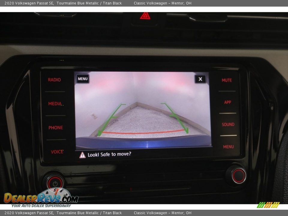 2020 Volkswagen Passat SE Tourmaline Blue Metallic / Titan Black Photo #12