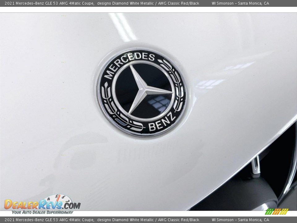 2021 Mercedes-Benz GLE 53 AMG 4Matic Coupe designo Diamond White Metallic / AMG Classic Red/Black Photo #30