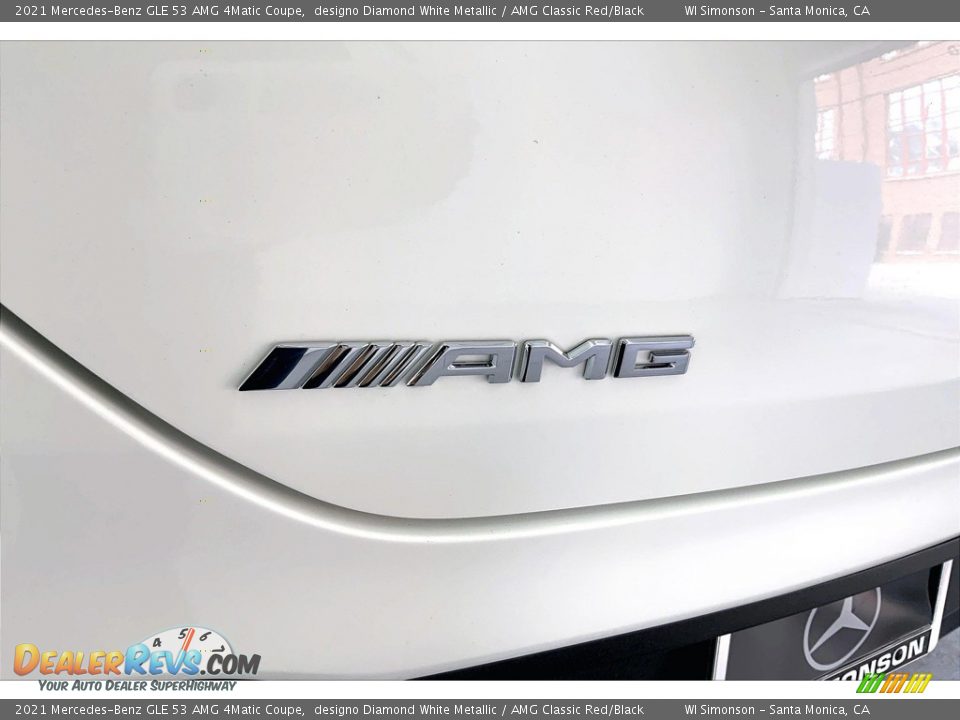 2021 Mercedes-Benz GLE 53 AMG 4Matic Coupe designo Diamond White Metallic / AMG Classic Red/Black Photo #31