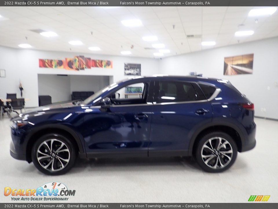 2022 Mazda CX-5 S Premium AWD Eternal Blue Mica / Black Photo #6