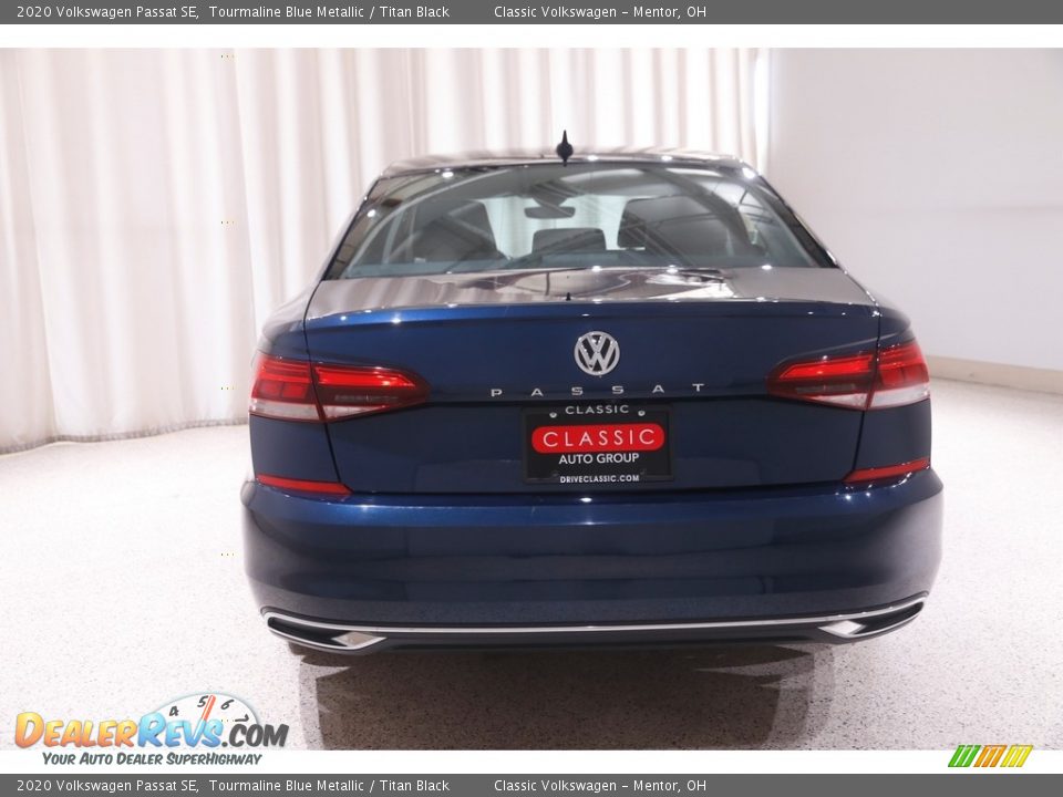 2020 Volkswagen Passat SE Tourmaline Blue Metallic / Titan Black Photo #17