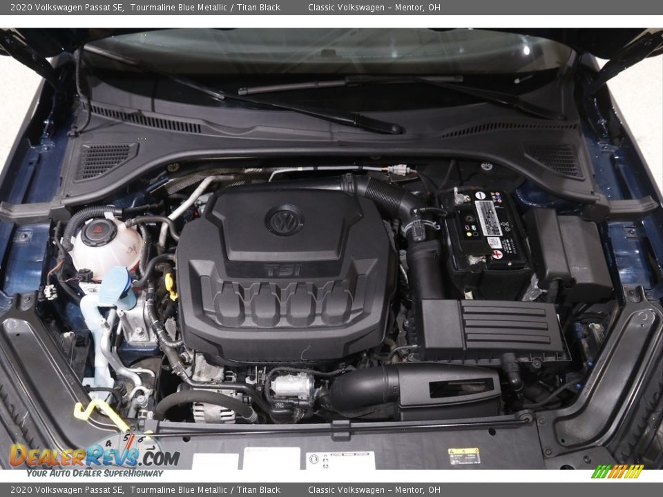 2020 Volkswagen Passat SE Tourmaline Blue Metallic / Titan Black Photo #18