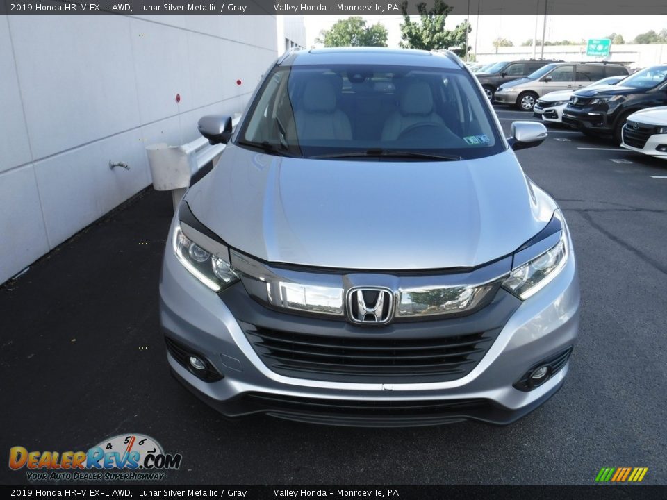 2019 Honda HR-V EX-L AWD Lunar Silver Metallic / Gray Photo #5