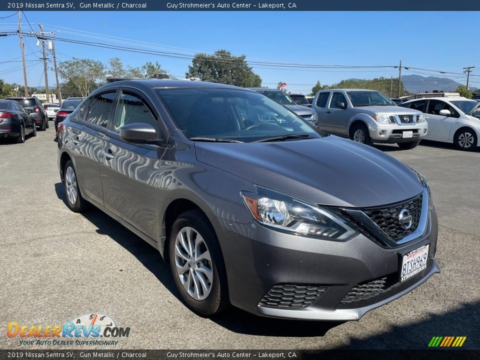 2019 Nissan Sentra SV Gun Metallic / Charcoal Photo #1