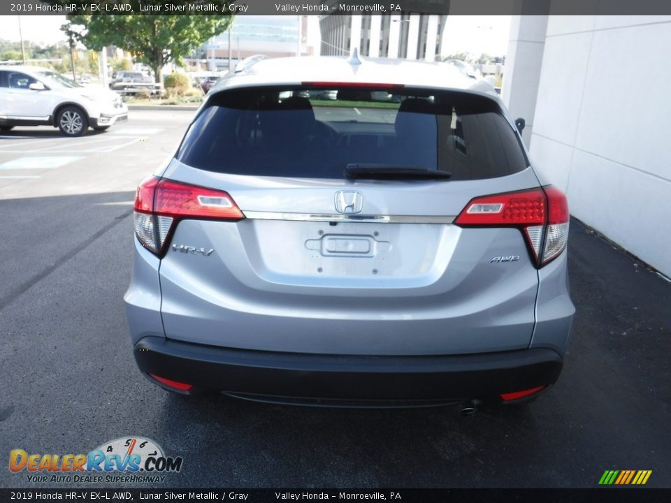 2019 Honda HR-V EX-L AWD Lunar Silver Metallic / Gray Photo #8