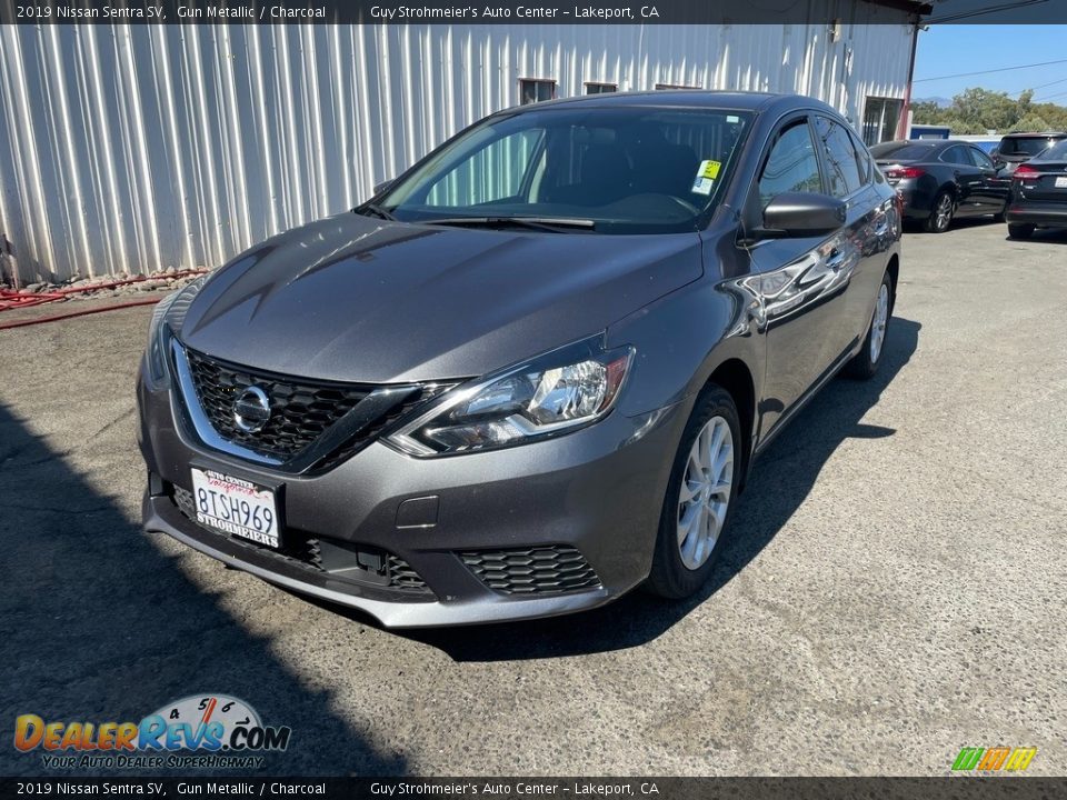 2019 Nissan Sentra SV Gun Metallic / Charcoal Photo #3