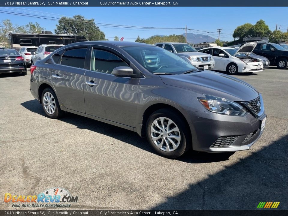 2019 Nissan Sentra SV Gun Metallic / Charcoal Photo #4