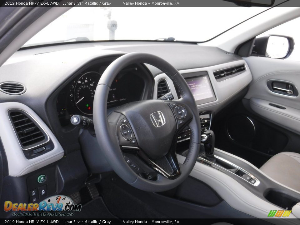 2019 Honda HR-V EX-L AWD Lunar Silver Metallic / Gray Photo #13