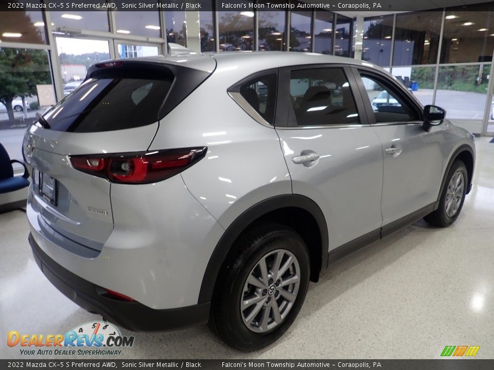 2022 Mazda CX-5 S Preferred AWD Sonic Silver Metallic / Black Photo #2