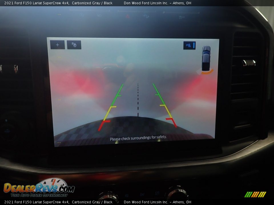 2021 Ford F150 Lariat SuperCrew 4x4 Carbonized Gray / Black Photo #4