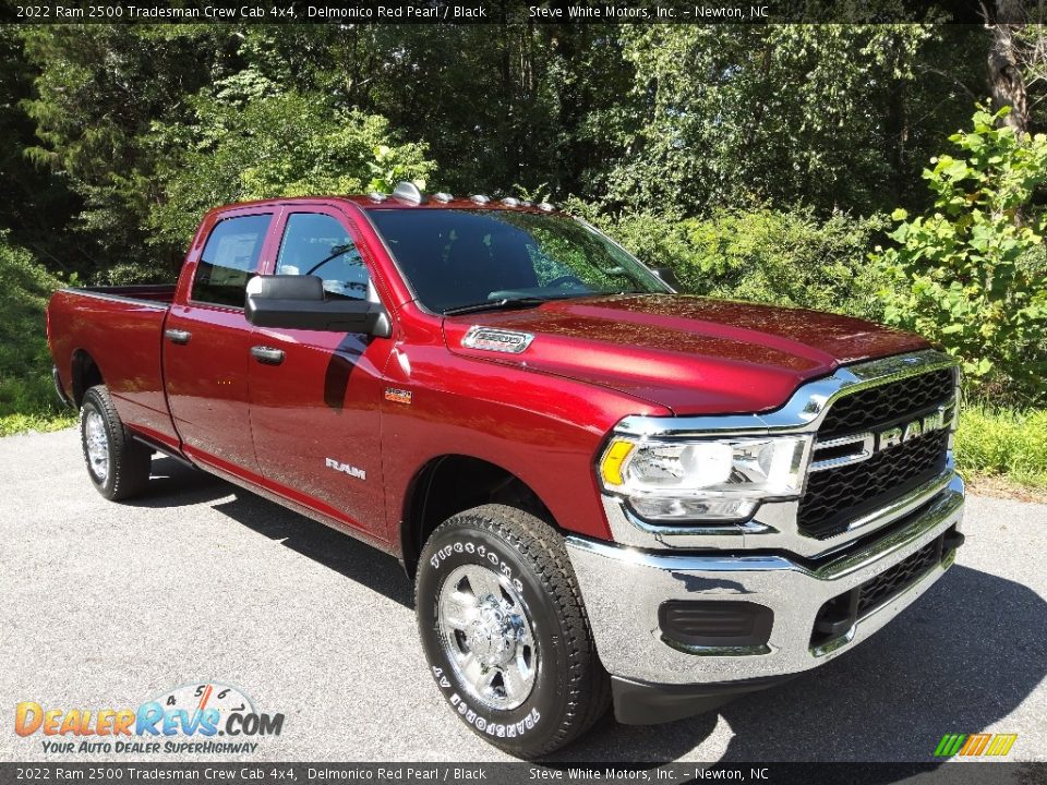 2022 Ram 2500 Tradesman Crew Cab 4x4 Delmonico Red Pearl / Black Photo #4